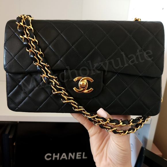CHANEL Handbags - [SOLD] Chanel Vintage Timeless Classic Double Flap Small Shoulder Bag 24K GHW